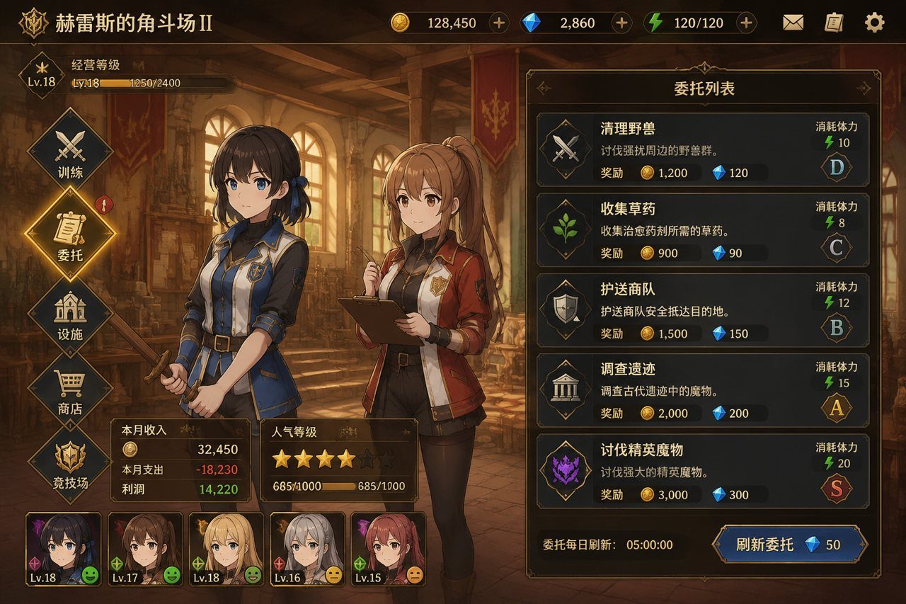 赫雷斯的角斗场Ⅱ 主线事件 演示图 7